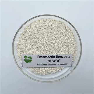 CAS 155569-91-8 কৃষি রাসায়নিক কীটনাশক পণ্য এমামেকটিন বেনজয়েট 5 শতাংশ Wdg